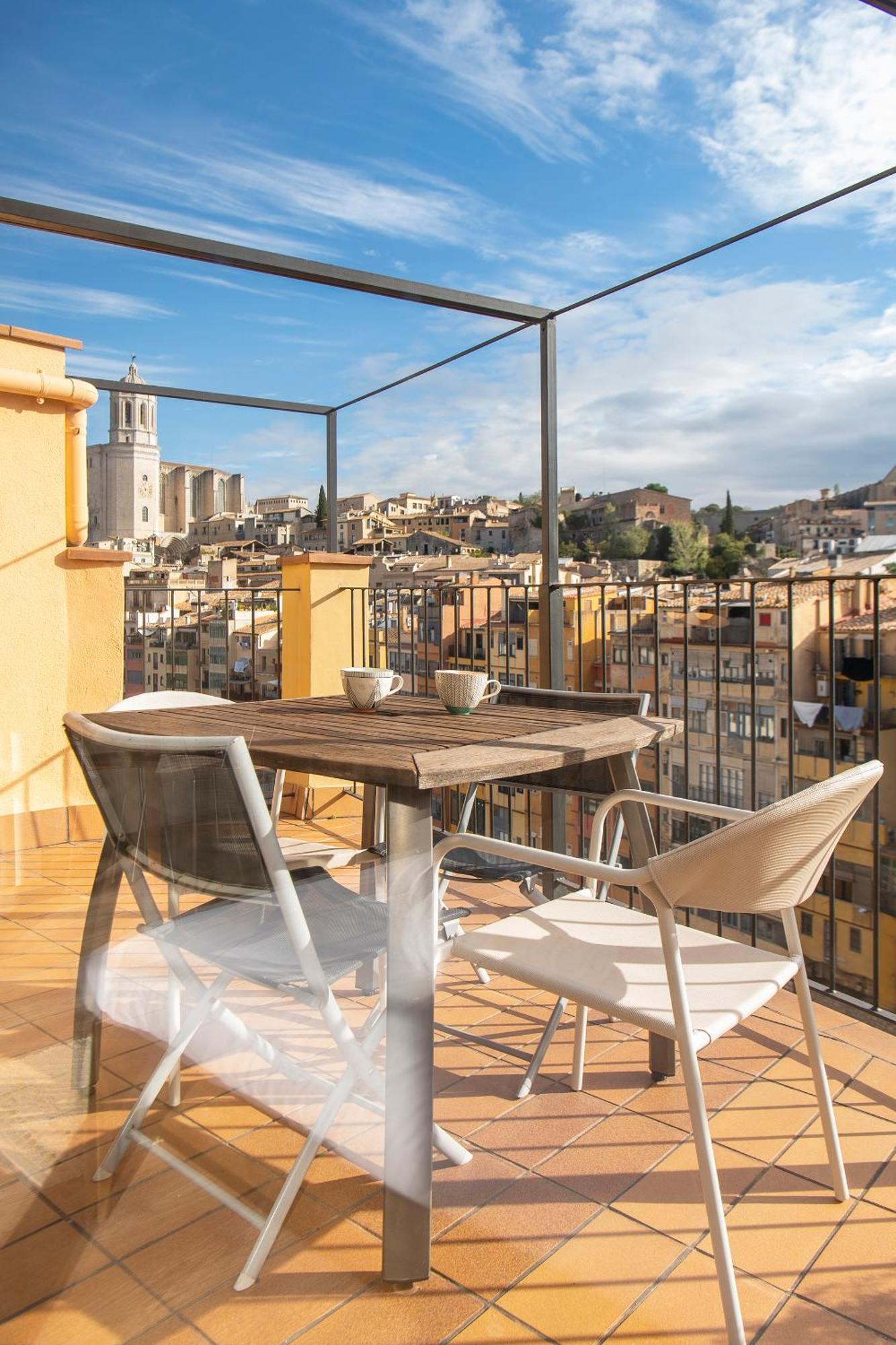 Sleep & Stay Luxury Top Floor Apt With Terrace Gerona Exterior foto